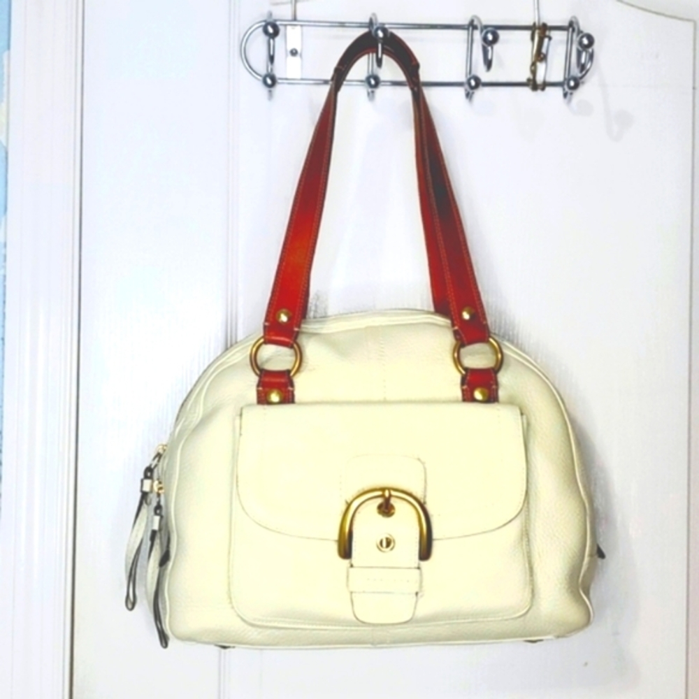COACH LEATHER SHOULDER BAG